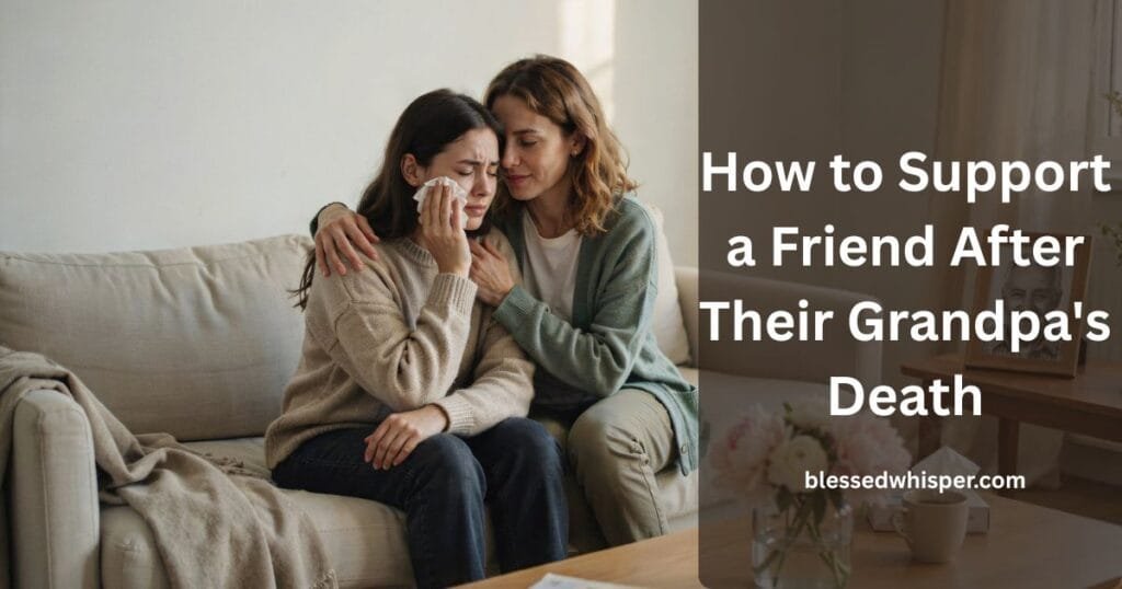 How to Comfort Someone When Their Grandpa Dies