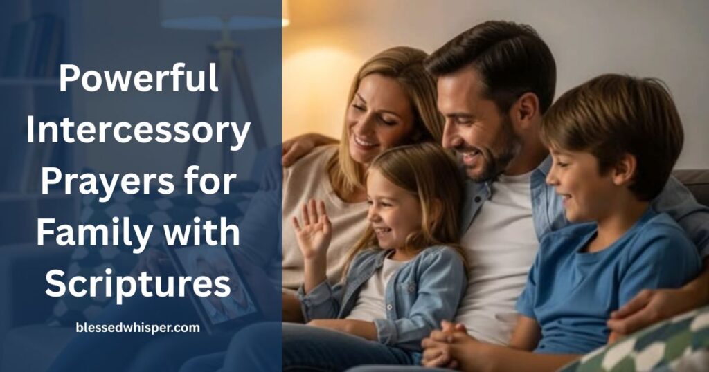 intercessory prayers for family