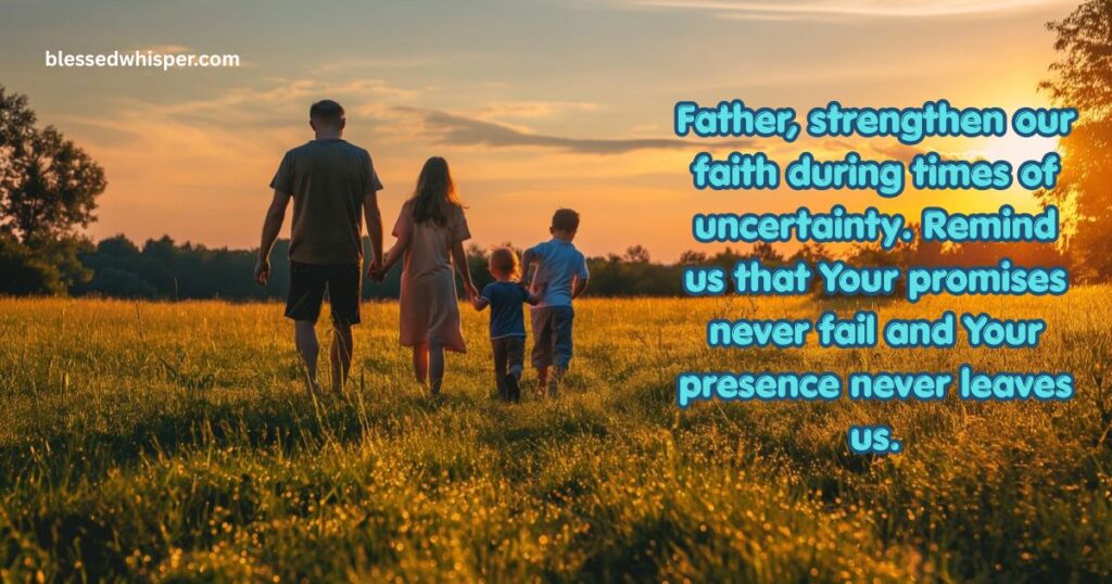 intercessory prayers for family