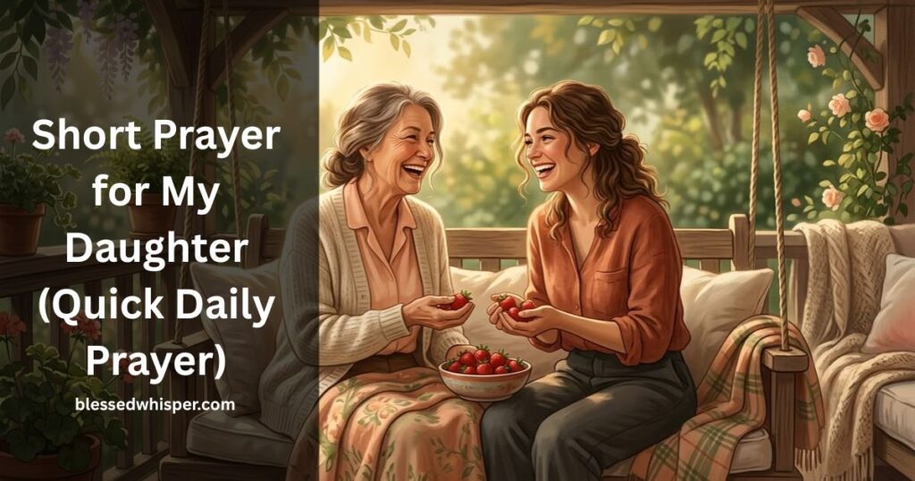 short prayer for my daughter protection