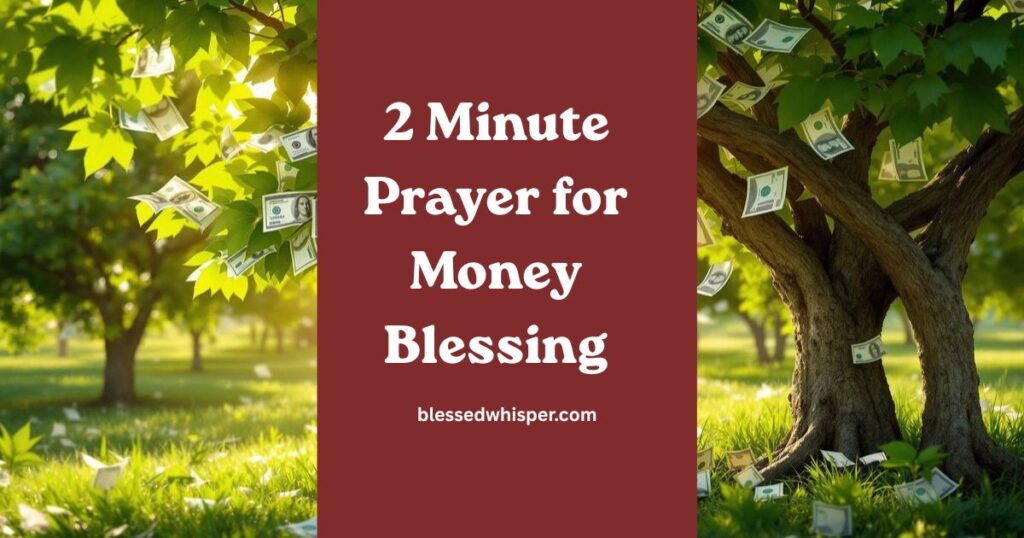 prayers for financial blessings