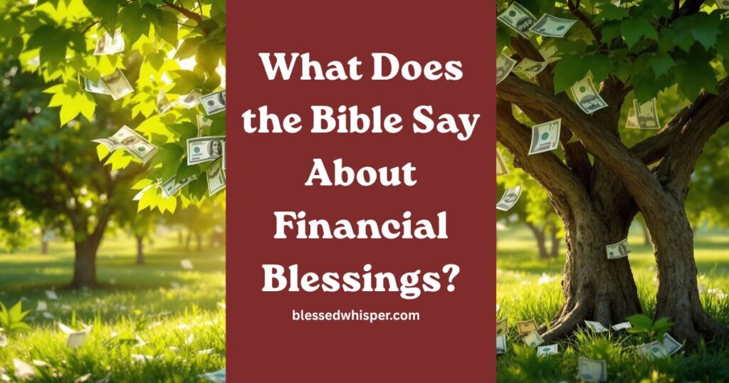 prayers for financial blessings