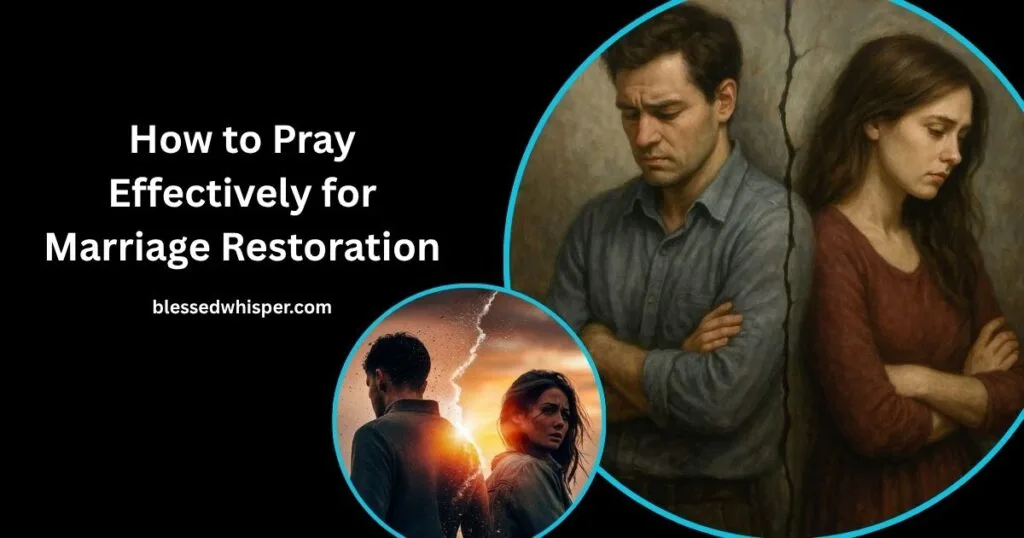 prayers for marriage restoration