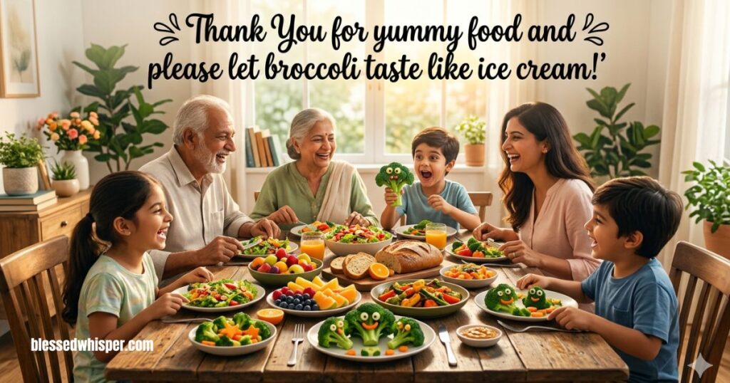 short funny blessings for dinner