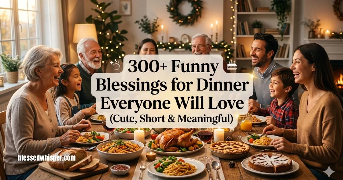 short funny blessings for dinner