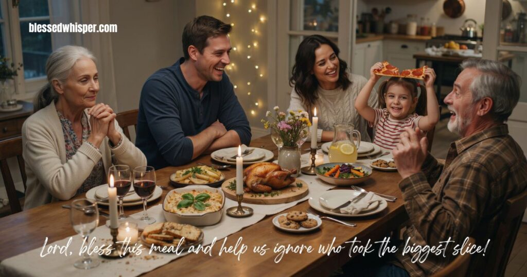short funny blessings for dinner
