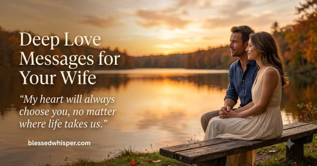 sweet love message for my wife