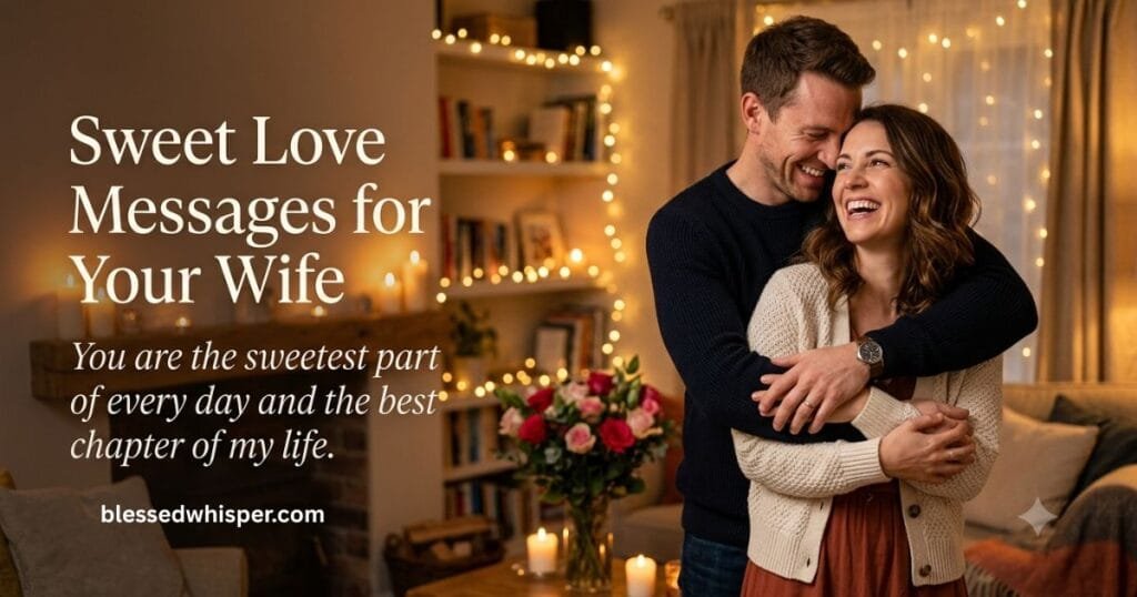 sweet love message for my wife