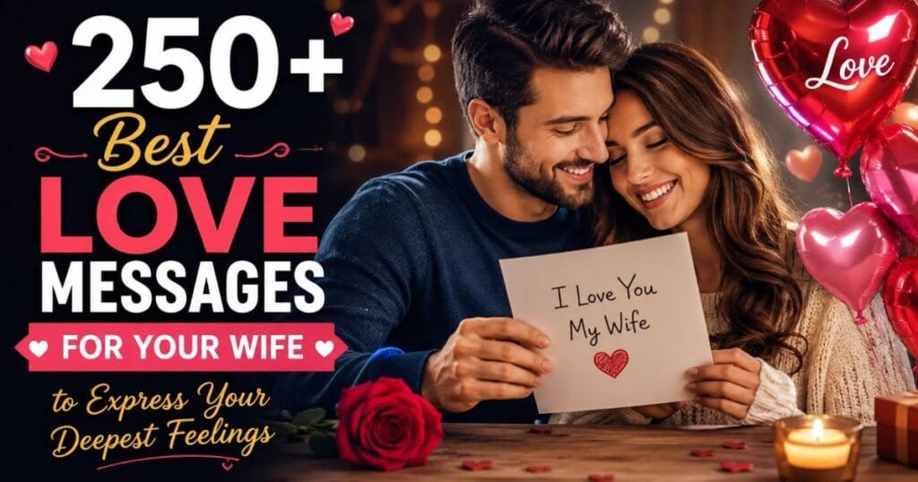 sweet love message for my wife
